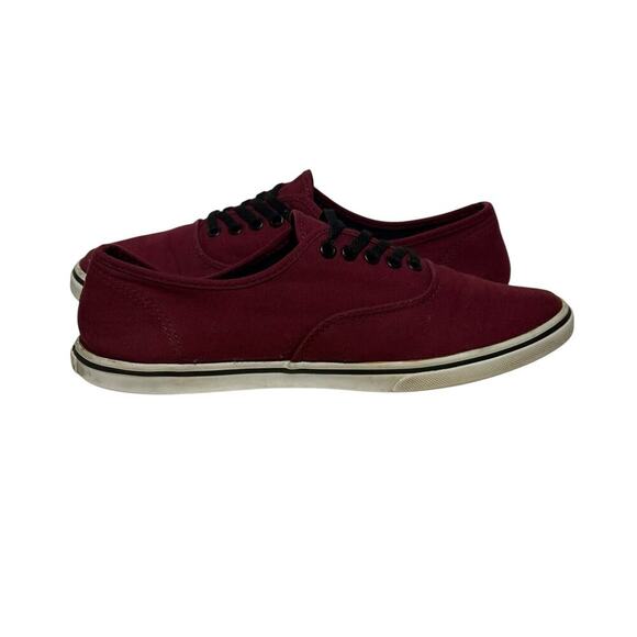 Vans Authentic Burgundy Canvas Sneakers Women's Size 8.5 Low Top Skate Sneakers - Picture 8 of 9